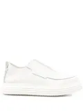 The Antipode leather platform sneakers - White