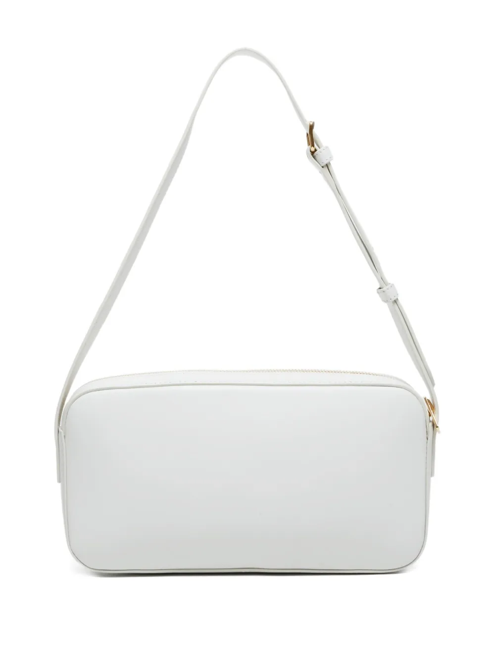 Pre-owned Celine 2020-2024s Triomphe Shoulder Bag In White
