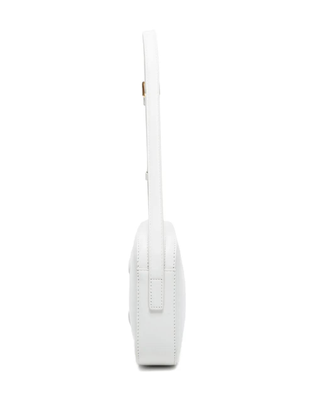 Pre-owned Celine 2020-2024s Triomphe Shoulder Bag In White