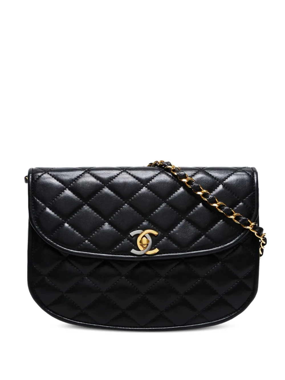【Chanel】シャネル★shoulder bag★ラムレザーショルダーバッグ CHANEL Chanel Double Zipper Chain Shoulder Matelasse