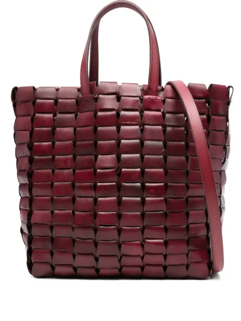 DRAGON DIFFUSION woven leather tote bag