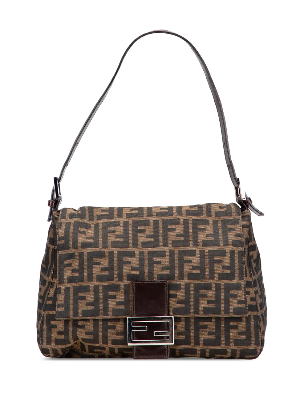 Fendi Pre-Owned 20th Century Zucca Canvas Mamma Forever shoulder bag - Fendi Pre-Owned 20th Century Zucca Canvas Mamma Forever shoulder bag -