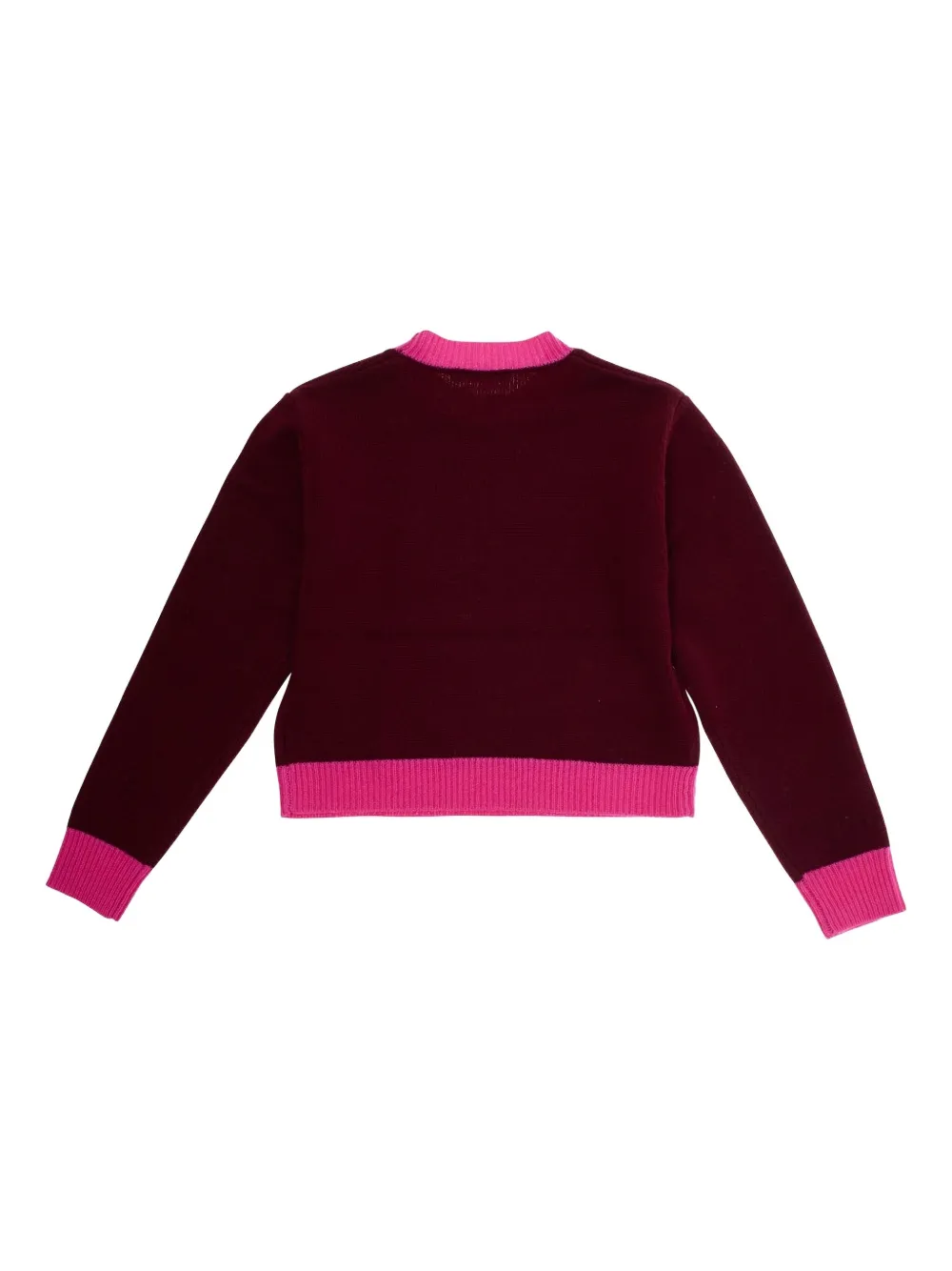 Marni Kids Trui met ronde hals en logo Roze