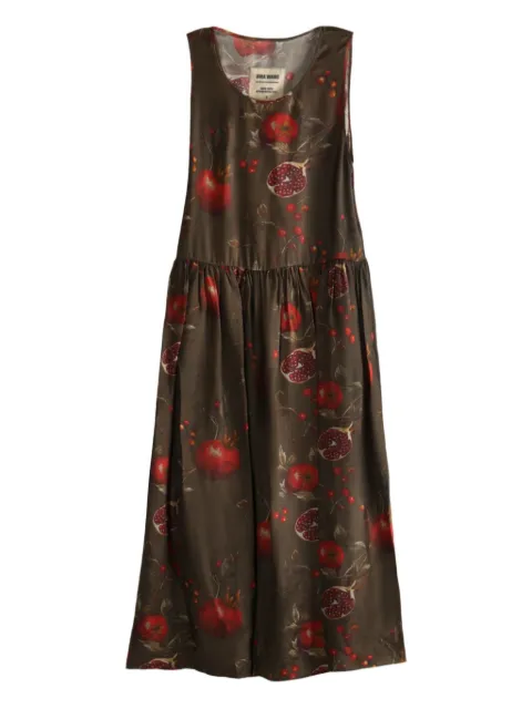 Uma Wang Ardal pomegranate-print smock dress