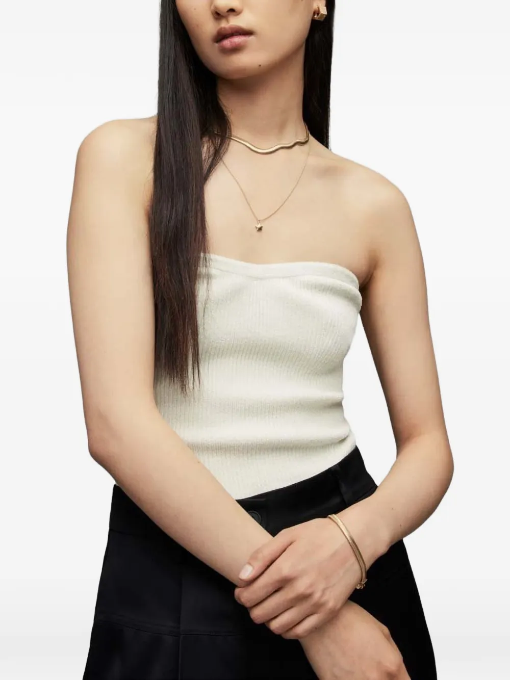  Allsaints Sleeveless Top - Gold 