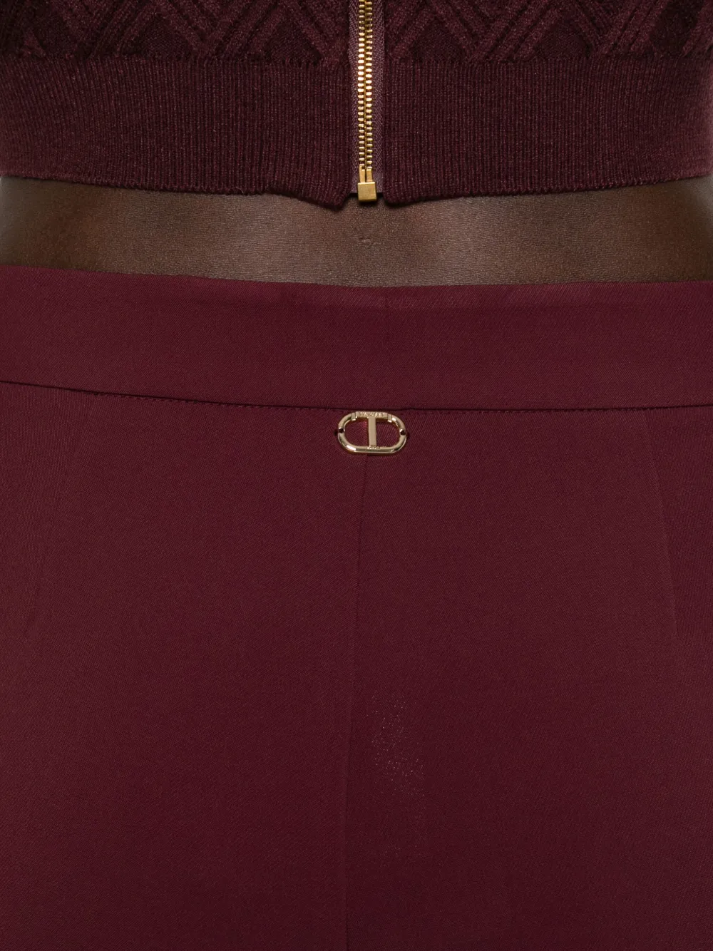 TWINSET Pull-on broek Paars