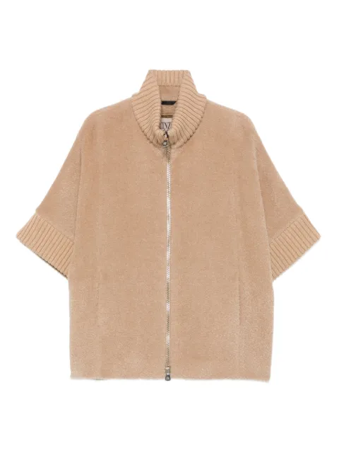 Cinzia Rocca short-sleeve zip-front cardigan
