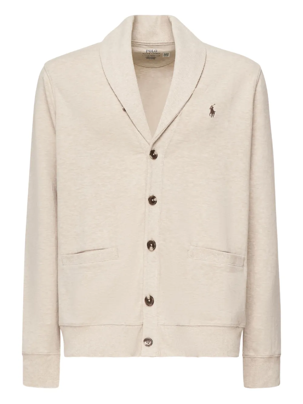 Polo Ralph Lauren shawl-collar button cardigan Beige
