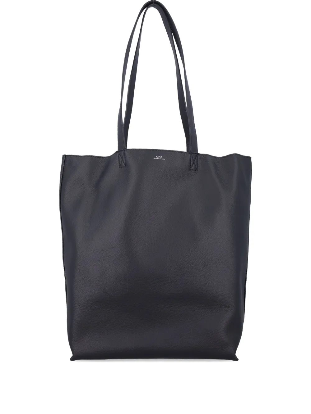 A.P.C. Leren shopper Zwart