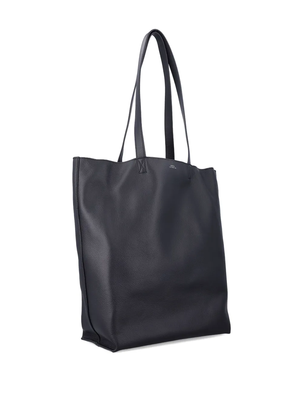 A.P.C. Leren shopper Zwart