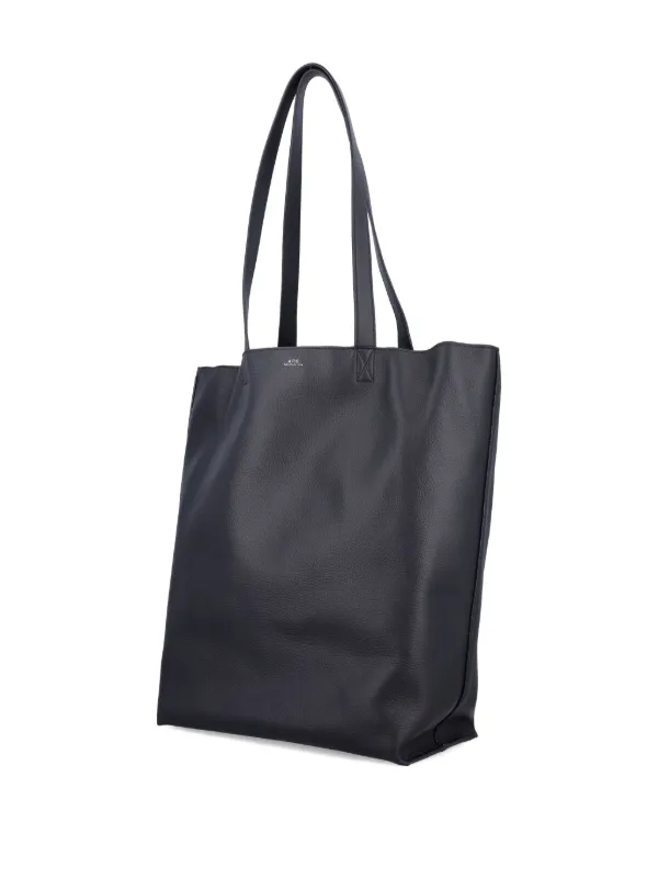 A.P.C. レザー トートバッグ | ブラック | FARFETCH JP