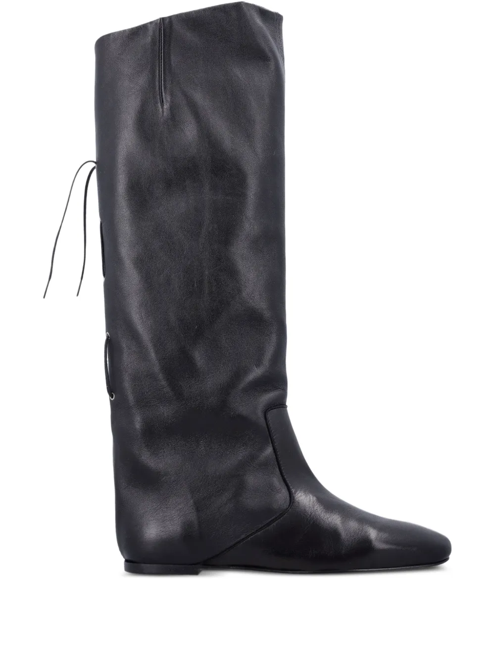 Miista Karola lace-up leather boots Zwart