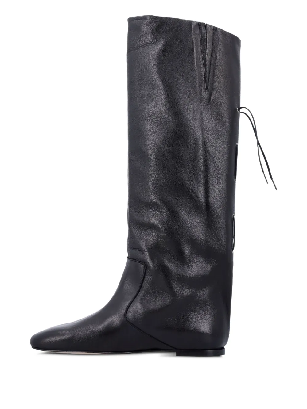 Miista Karola lace-up leather boots Black