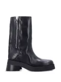 Miista Gunda zip-detail leather boots - Black
