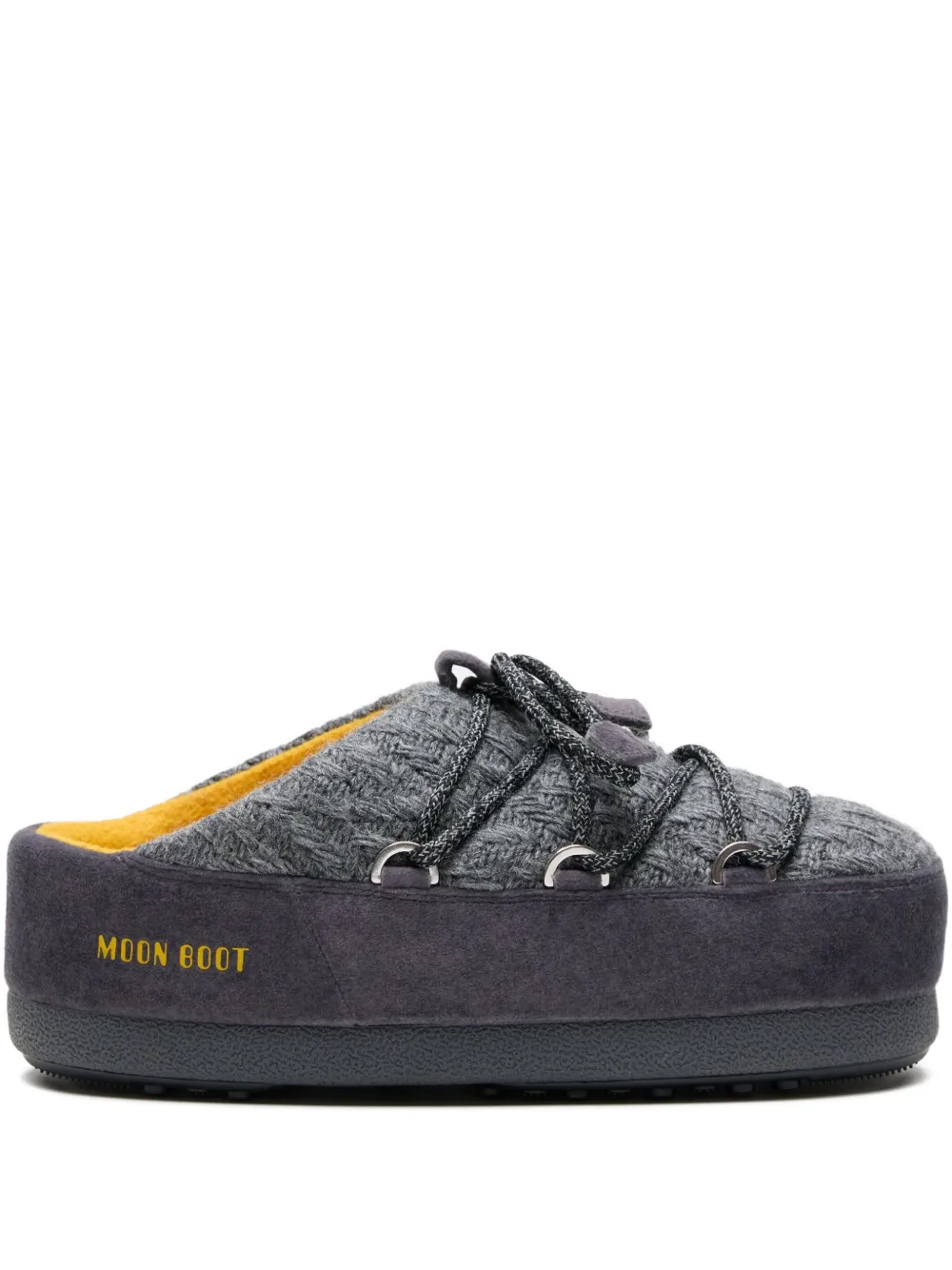 Moon Boot X Guest In Residence Gestrickte Mules In Gray