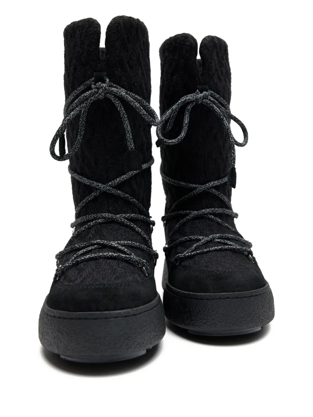 Moon Boot botas tejidas con agujetas | Botas altas | Image 2