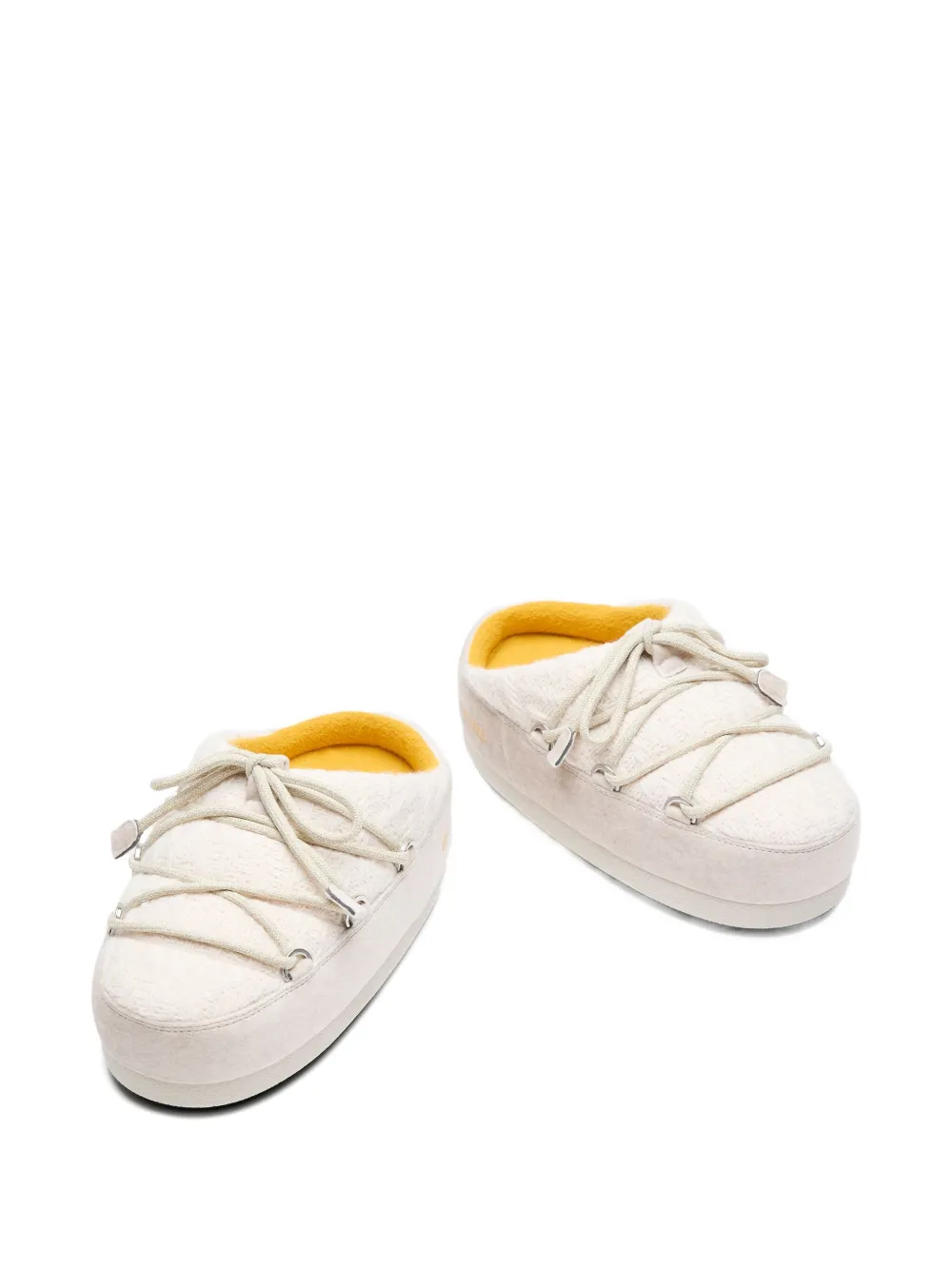 Moon Boot x GIR EVX cable-knit platform mules | Flat Mules | Image 2