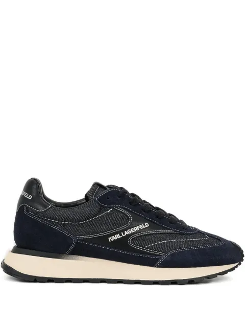 Karl Lagerfeld denim-suede sneakers