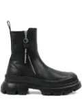 Karl Lagerfeld zip-detail chunky sole boots - Black