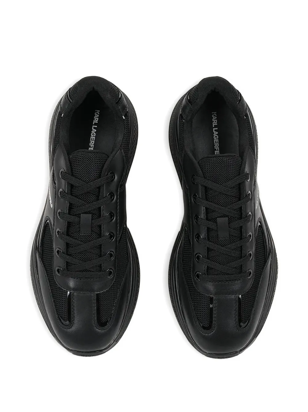 Karl Lagerfeld lace-up chunky sneakers Black