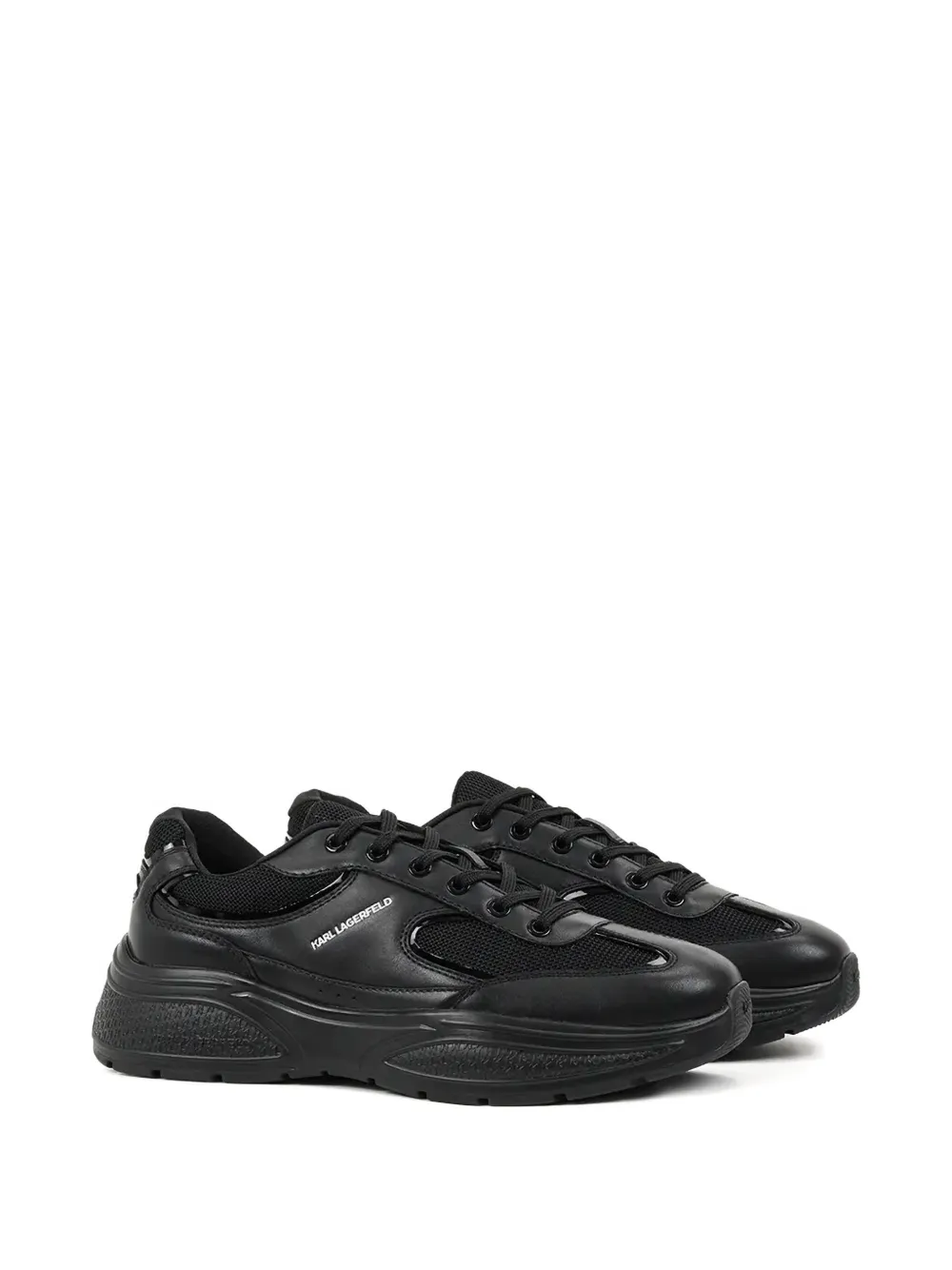 Karl Lagerfeld lace-up chunky sneakers Black