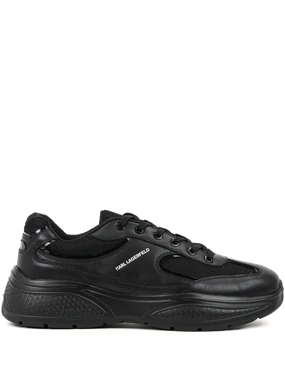 Karl Lagerfeld lace-up chunky sneakers Black