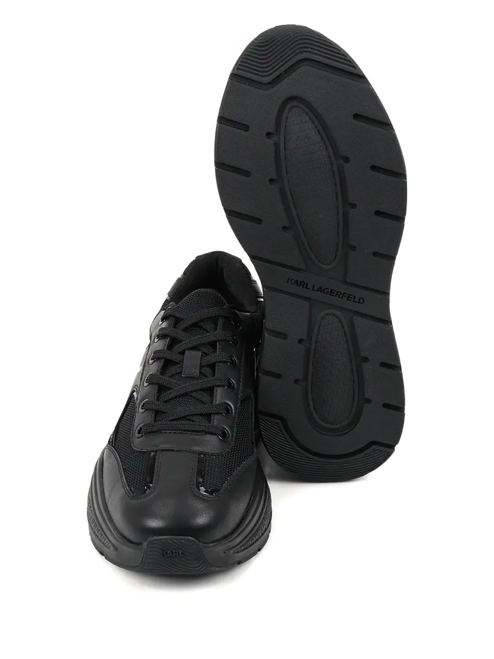 Karl Lagerfeld lace-up chunky sneakers Black
