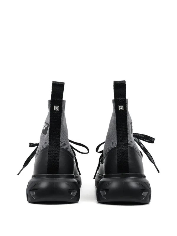 Karl Lagerfeld sock-knit high-top Sneakers Black FARFETCH NO