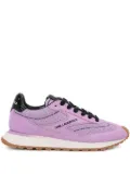 Karl Lagerfeld mesh-panel suede sneakers - Purple