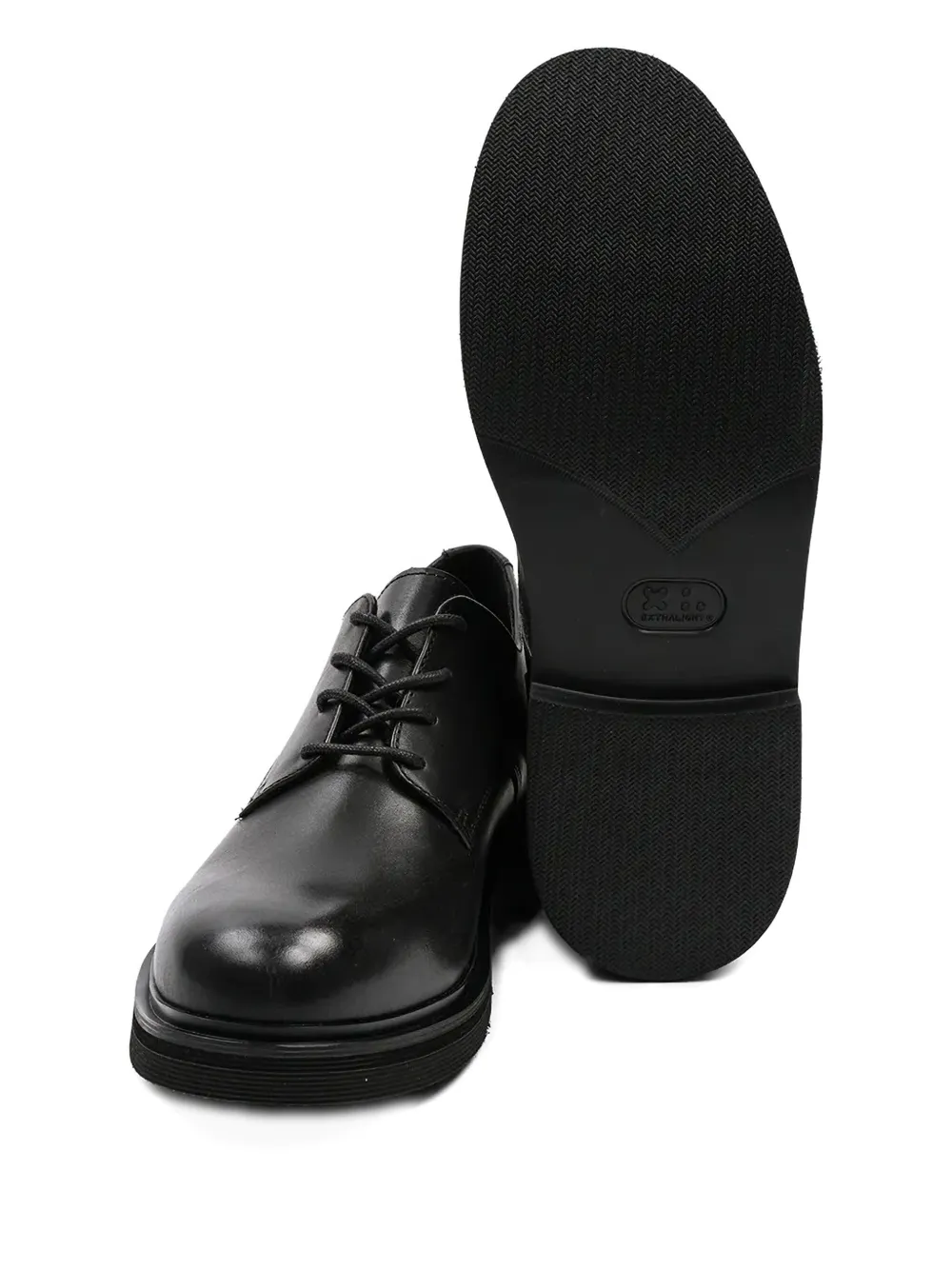 Karl Lagerfeld Leren Derby veterschoenen Zwart