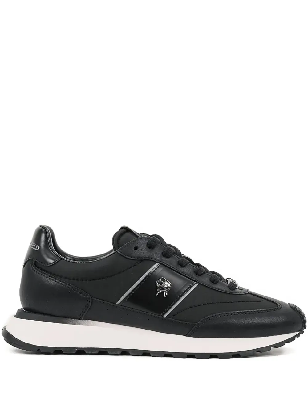 Karl Lagerfeld logo-detail panelled sneakers Black