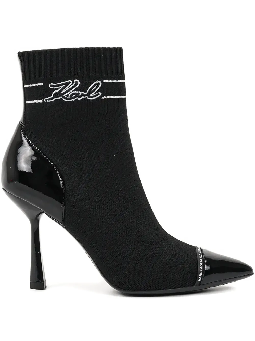 Karl Lagerfeld 95mm Pandara Signia boots Black