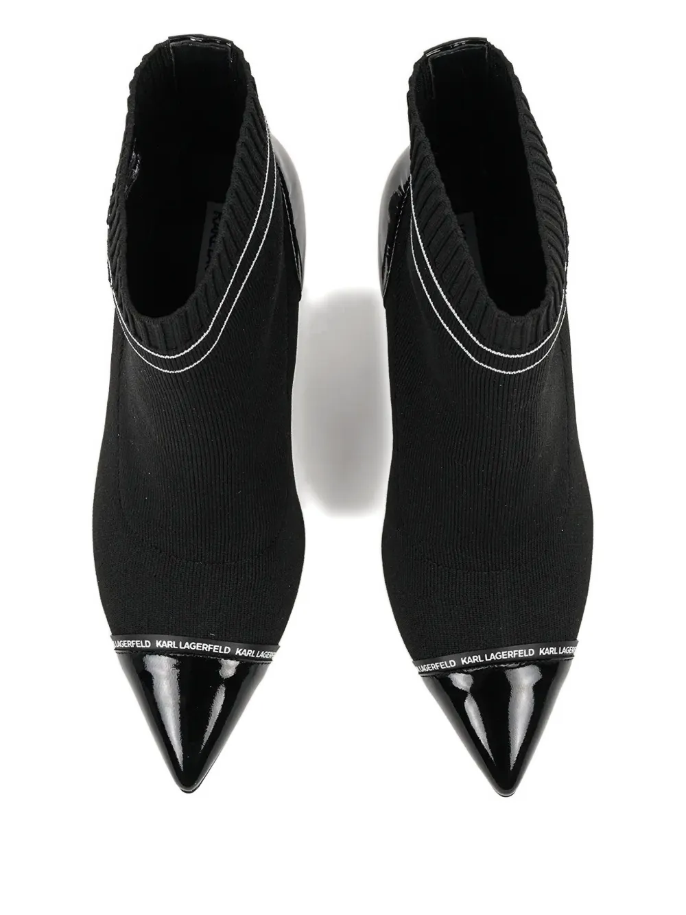 Karl Lagerfeld 95mm Pandara Signia boots Black