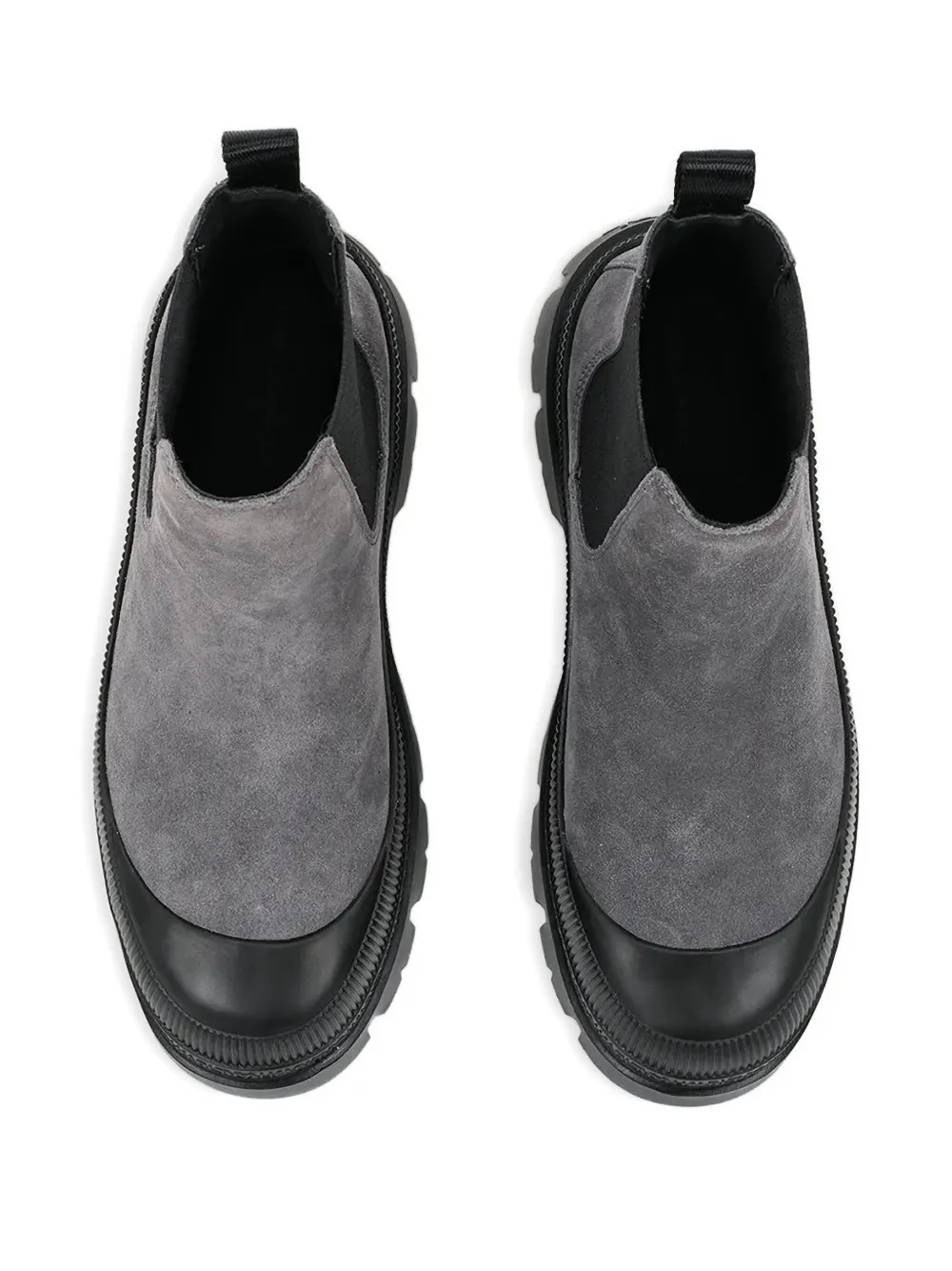 Karl Lagerfeld elastic-panel lug sole boots Grey