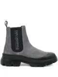 Karl Lagerfeld elastic-panel lug sole boots - Grey