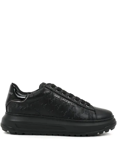Karl Lagerfeld monogram-quilted sneakers