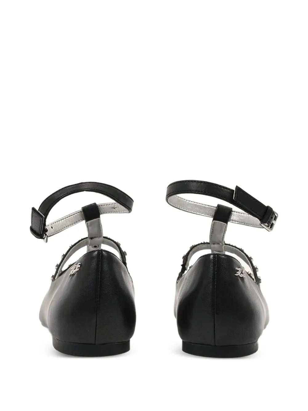 Karl Lagerfeld Ballerina's met studs Zwart