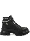 Karl Lagerfeld chain-embellished boots - Black