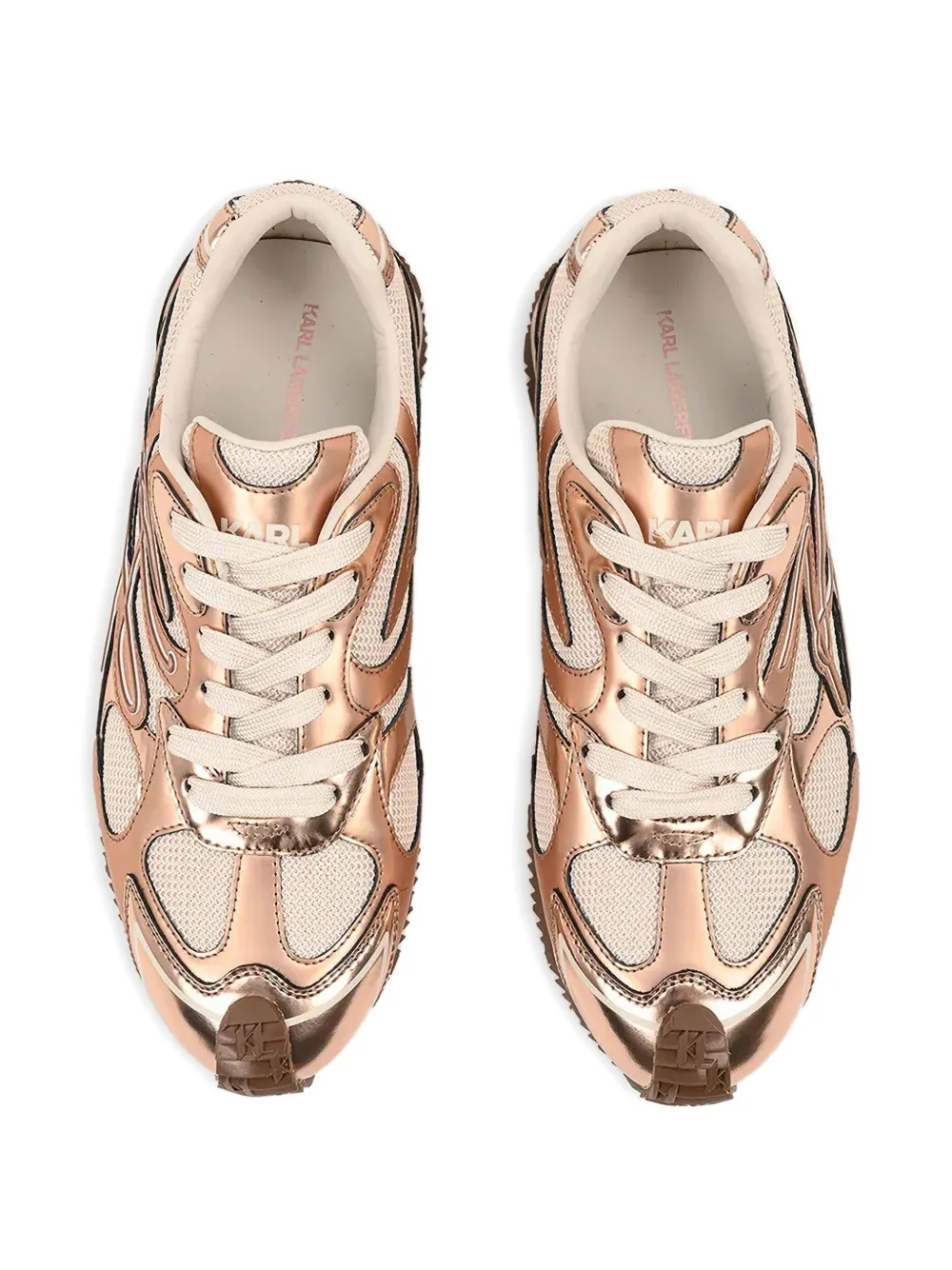 Karl Lagerfeld Velocette sneakers Gold