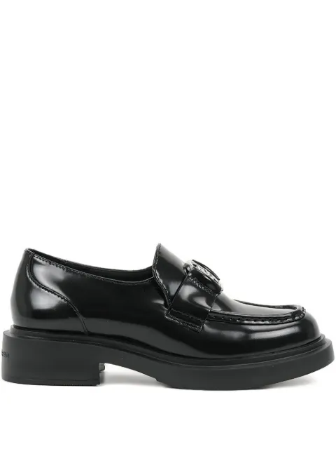 Karl Lagerfeld logo-plaque loafers