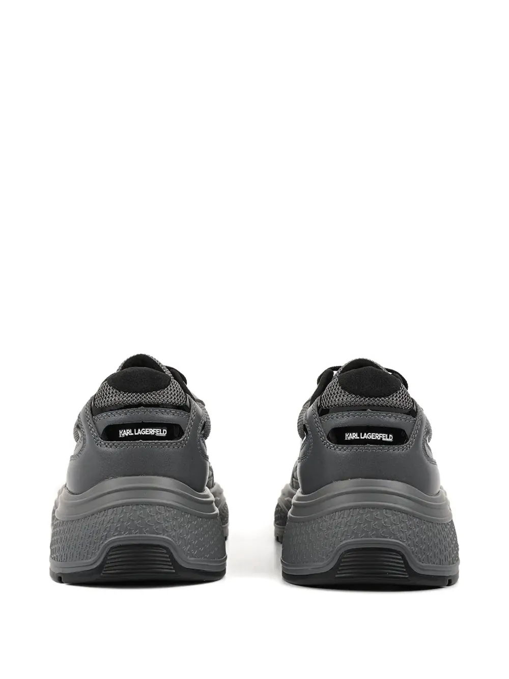 Karl Lagerfeld mesh-panelled chunky sneakers Grey