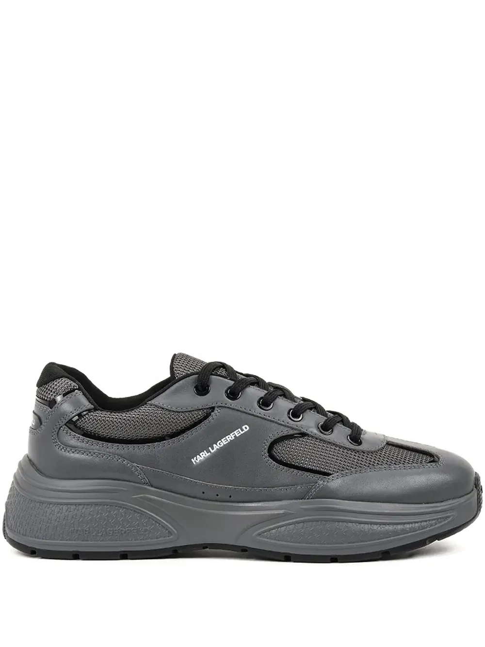Karl Lagerfeld mesh-panelled chunky sneakers Grey