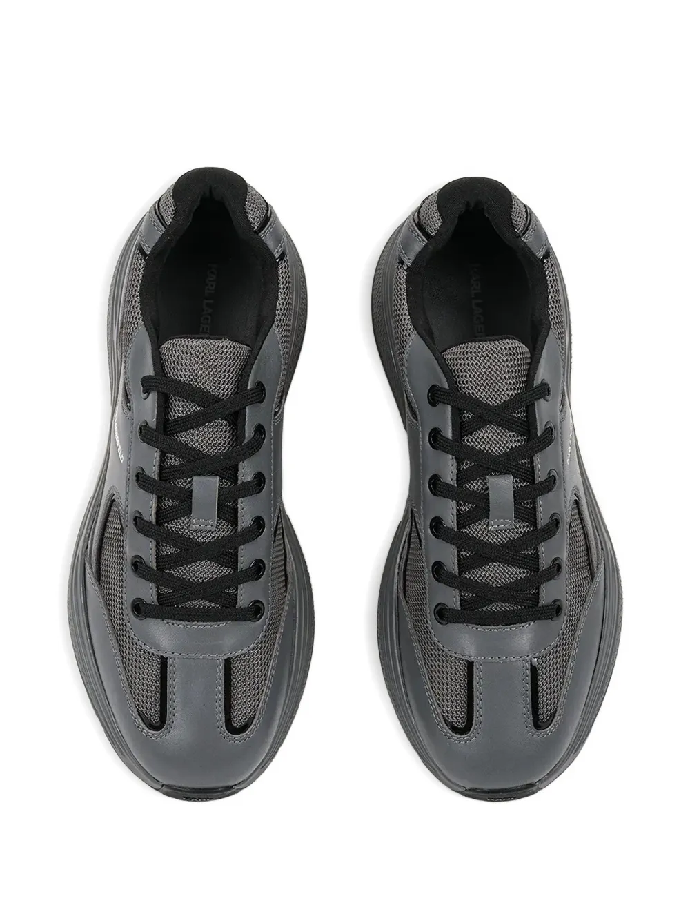 Karl Lagerfeld mesh-panelled chunky sneakers Grey