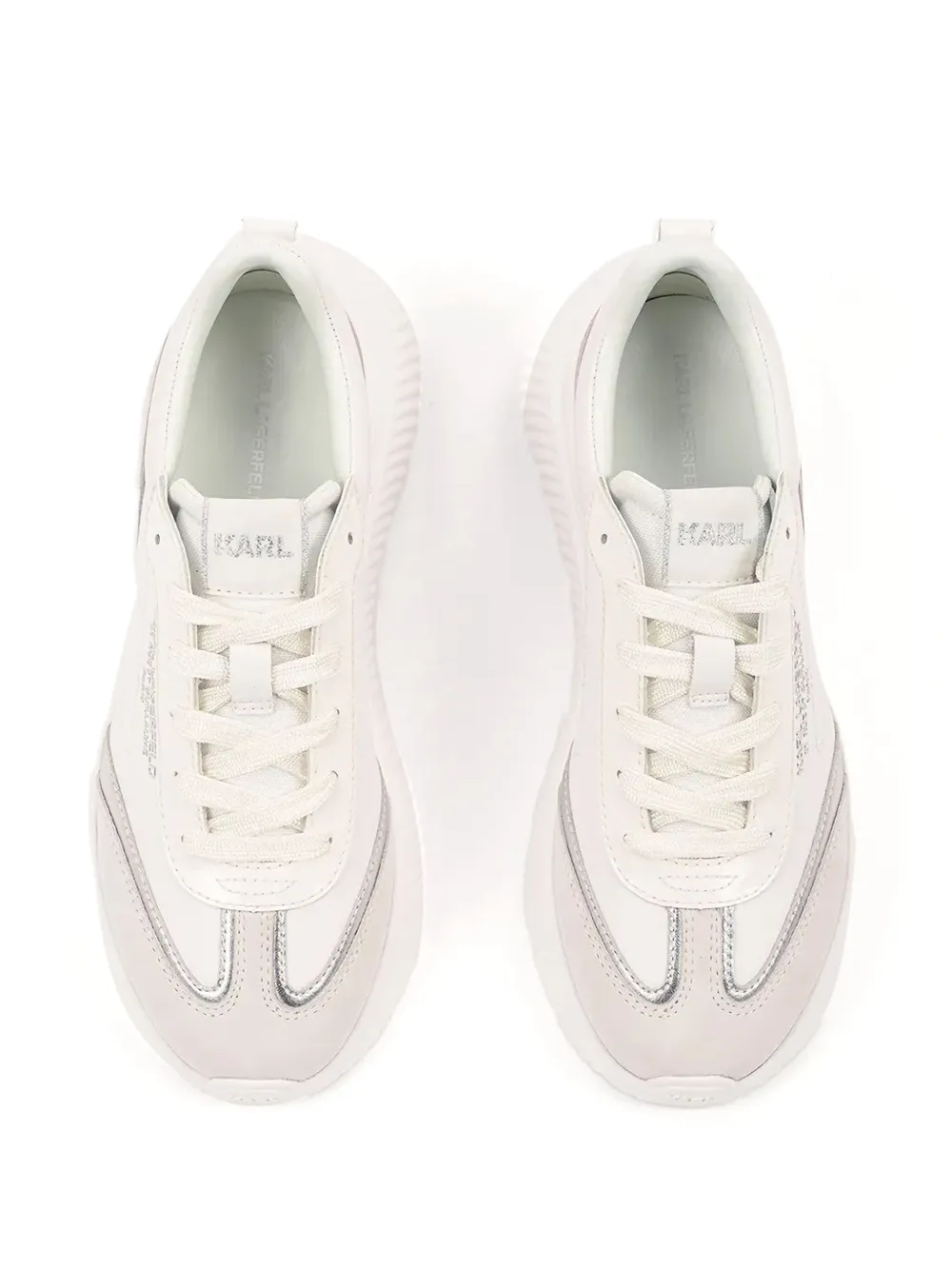 Karl Lagerfeld Kreeper Run Sneakers In White
