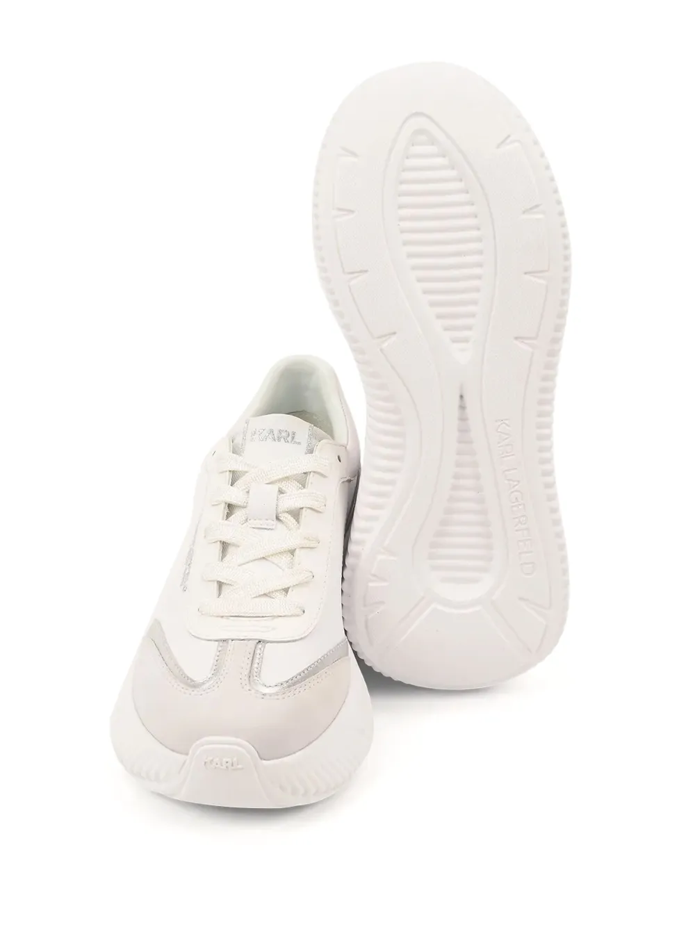 Karl Lagerfeld Kreeper Run Sneakers In White