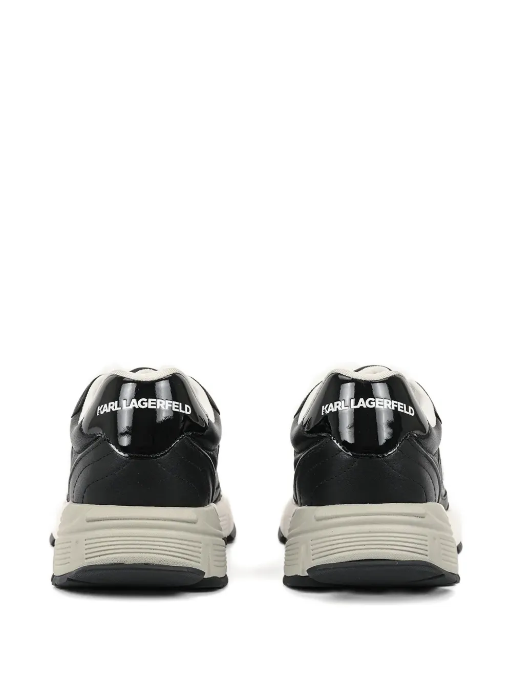Karl Lagerfeld Logo Leather Sneakers In Multi