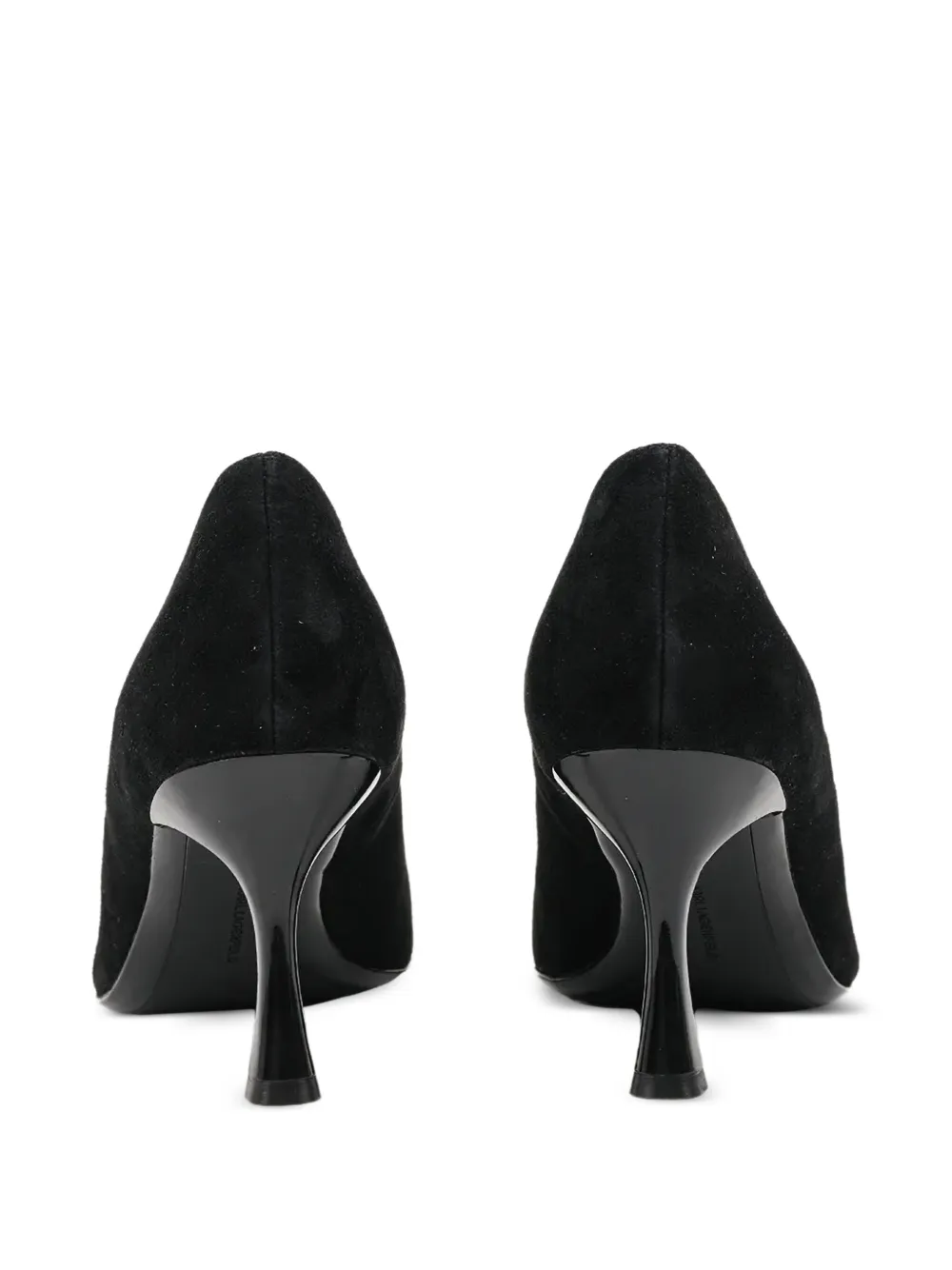 Karl Lagerfeld pointed-toe embellished pumps Black