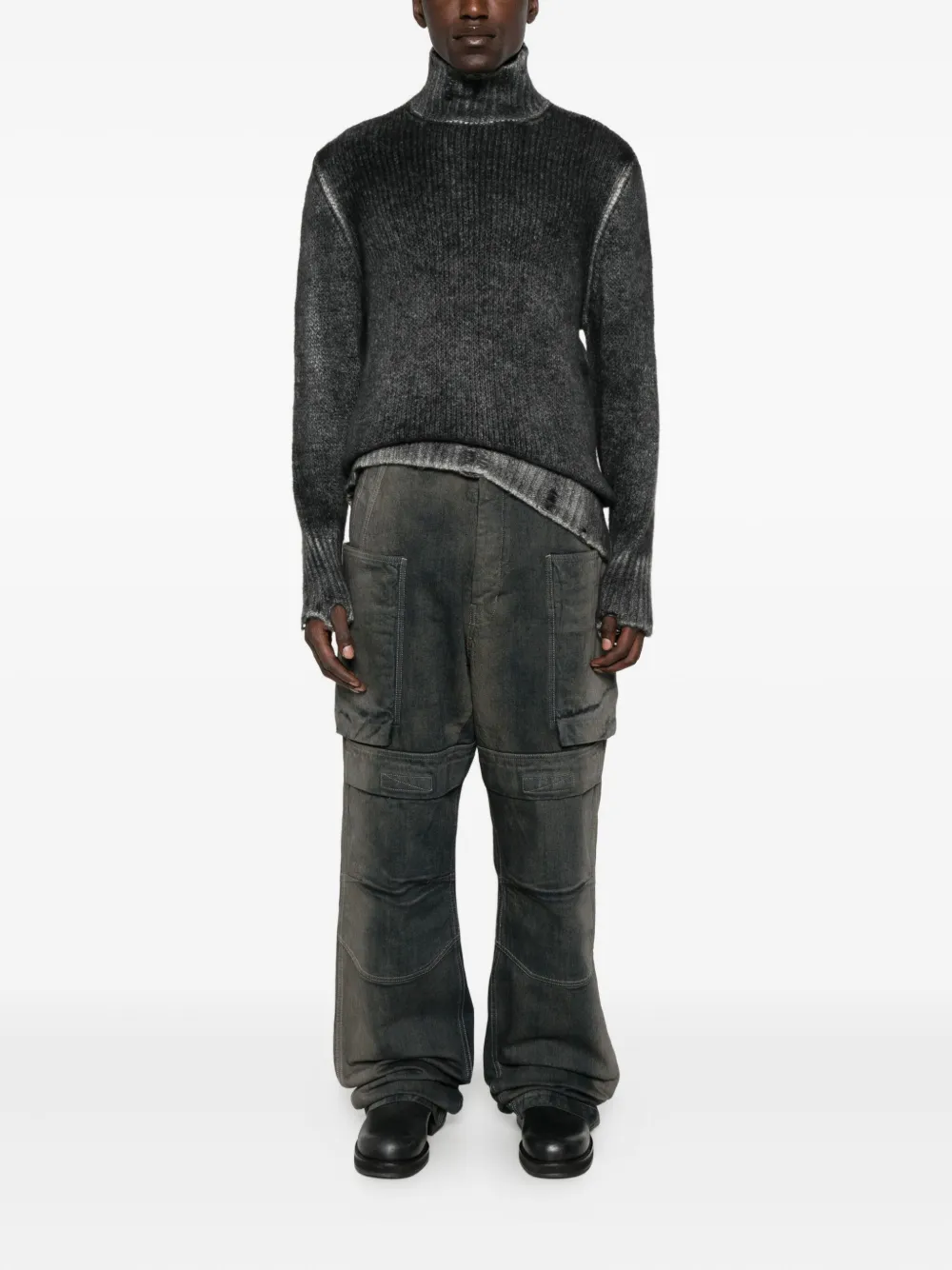 Rick Owens Straight jeans - Grijs