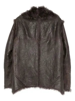 RICK OWENS ムートンジャケット リックオウエンス Rick Owens 11AW Limo Leather Jacket