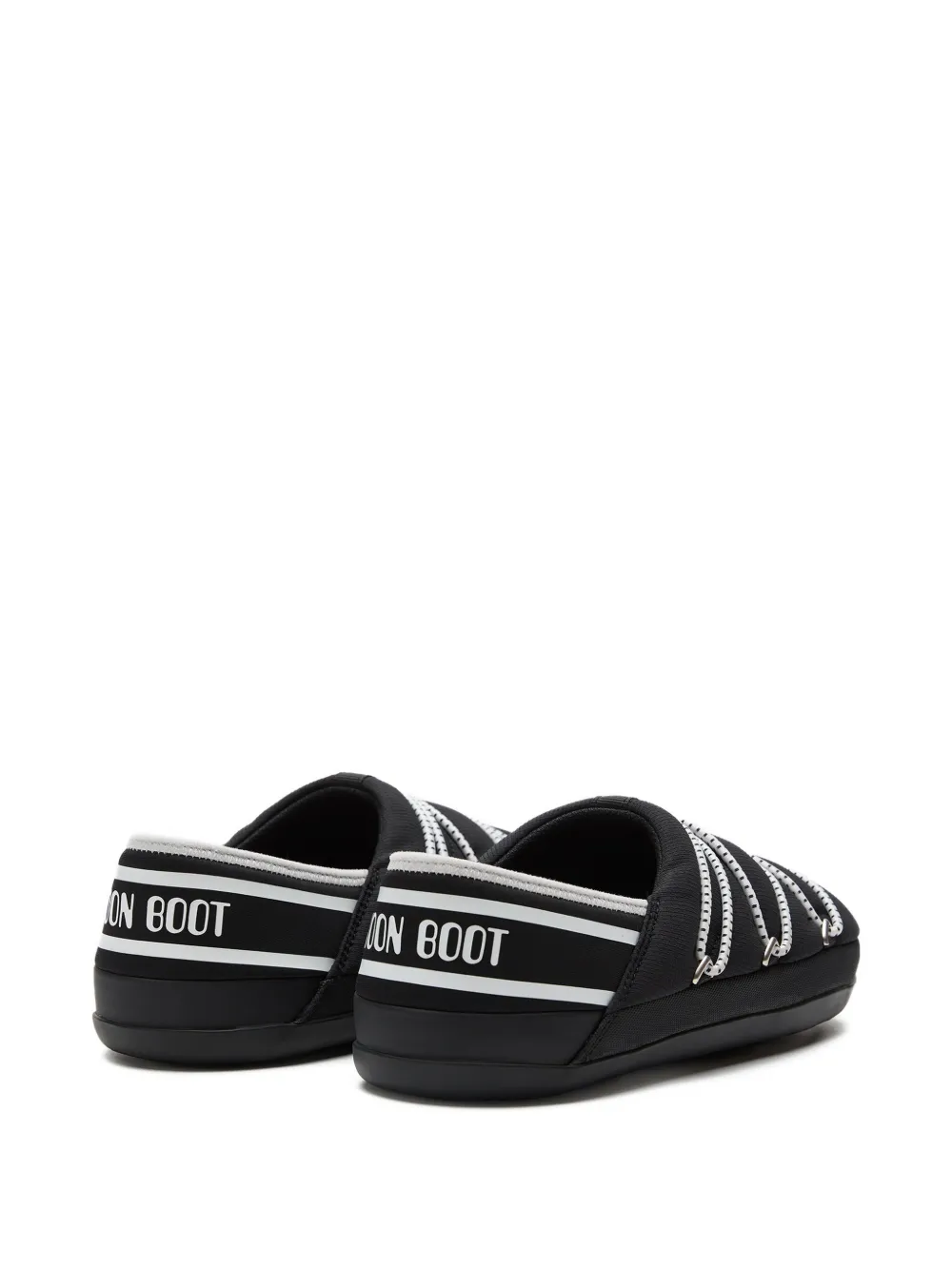 Moon Boot Verfraaide slippers Zwart